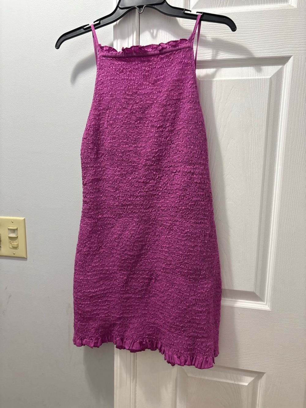 Free People Lyla Smocked Mini Dress Size Large